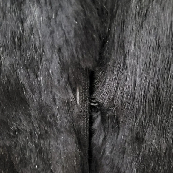 Nanette Lepore Luscious Rabbit Fur Knit Coat - Picture 8 of 16